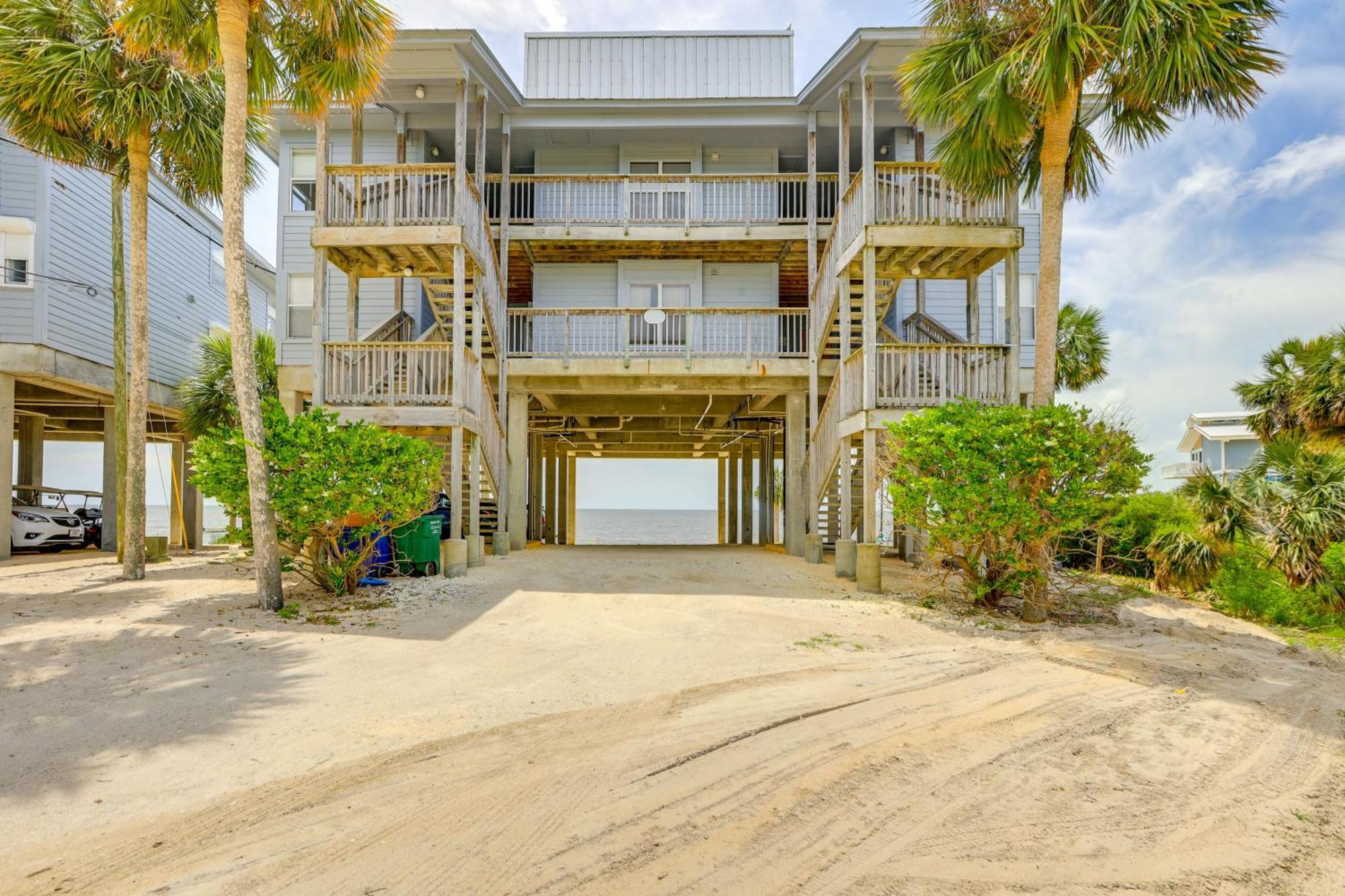 Beachfront Cedar Key Retreat With Pool Access! Exterior foto